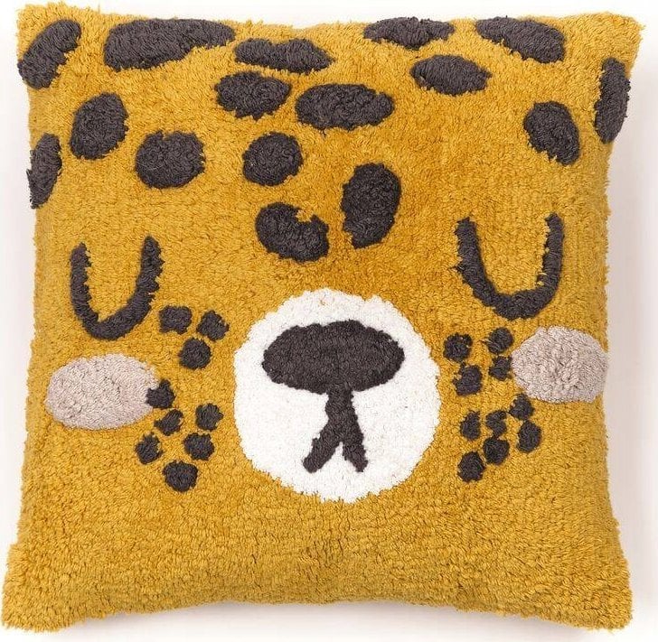 TODAY Bawełniana poduszka dla dzieci MAGIC JUNGLE, 40 x 40 cm