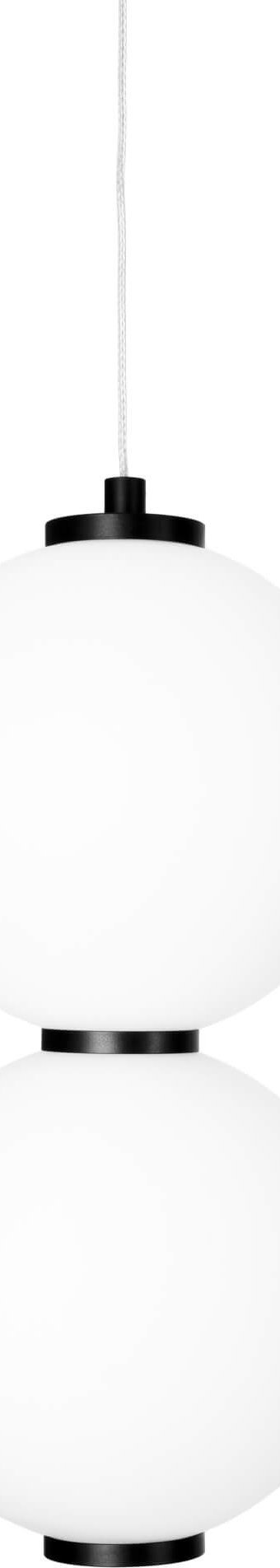 Lampa wisząca MAXlight Sypialniana lampa wisząca Akiko kule LED 16W czarne białe