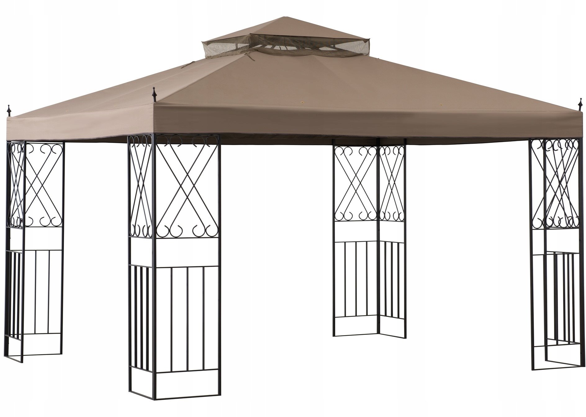 Schmith PAWILON OGRODOWY 3x3,6 Namiot ogrodowy altana ogrodowa beżowy 3X3