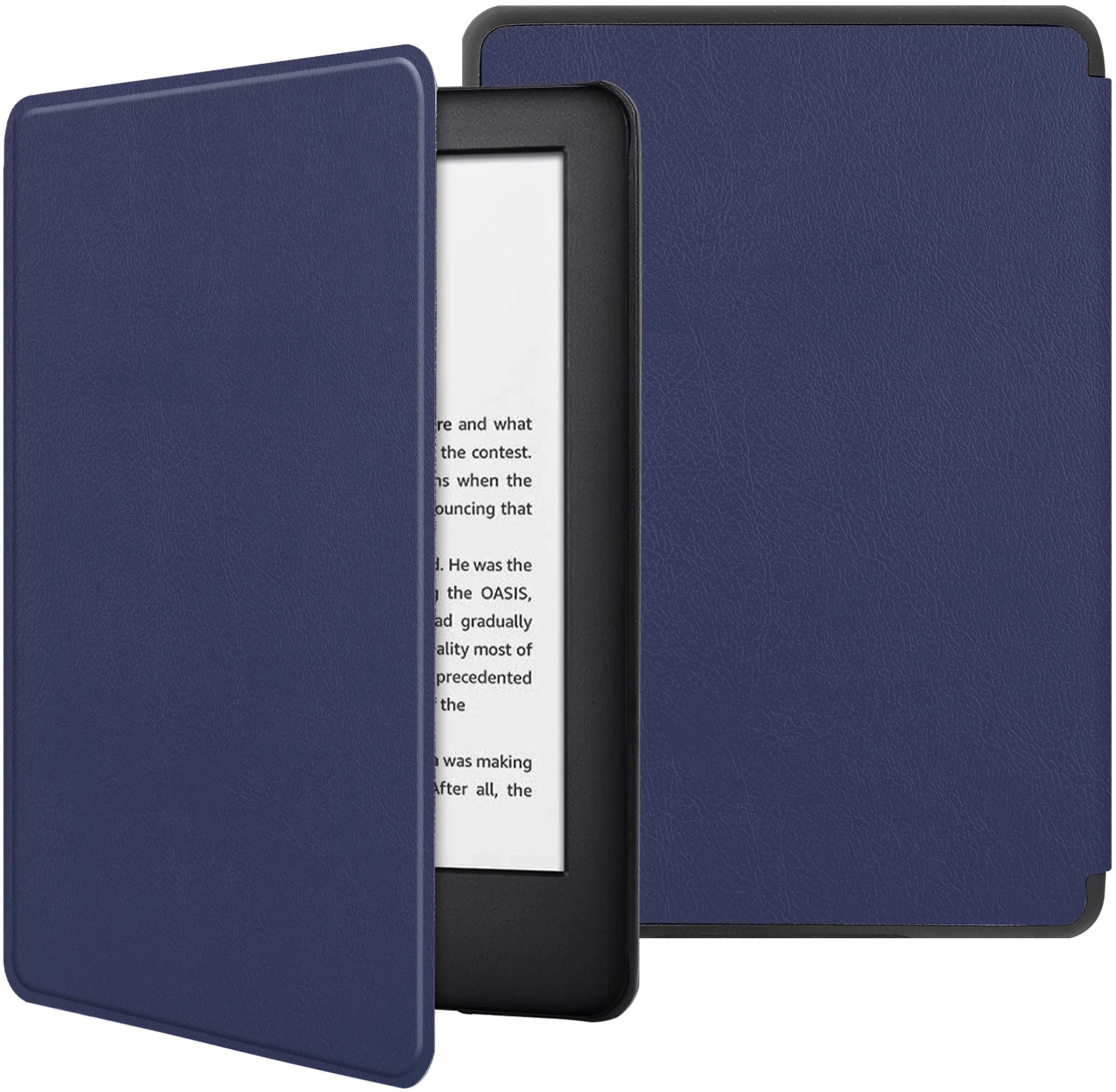 Etui ochronne na czytnik E-Book Alogy ProBook Cover obudowa do Kindle Paperwhite 6 2024 Granatowe