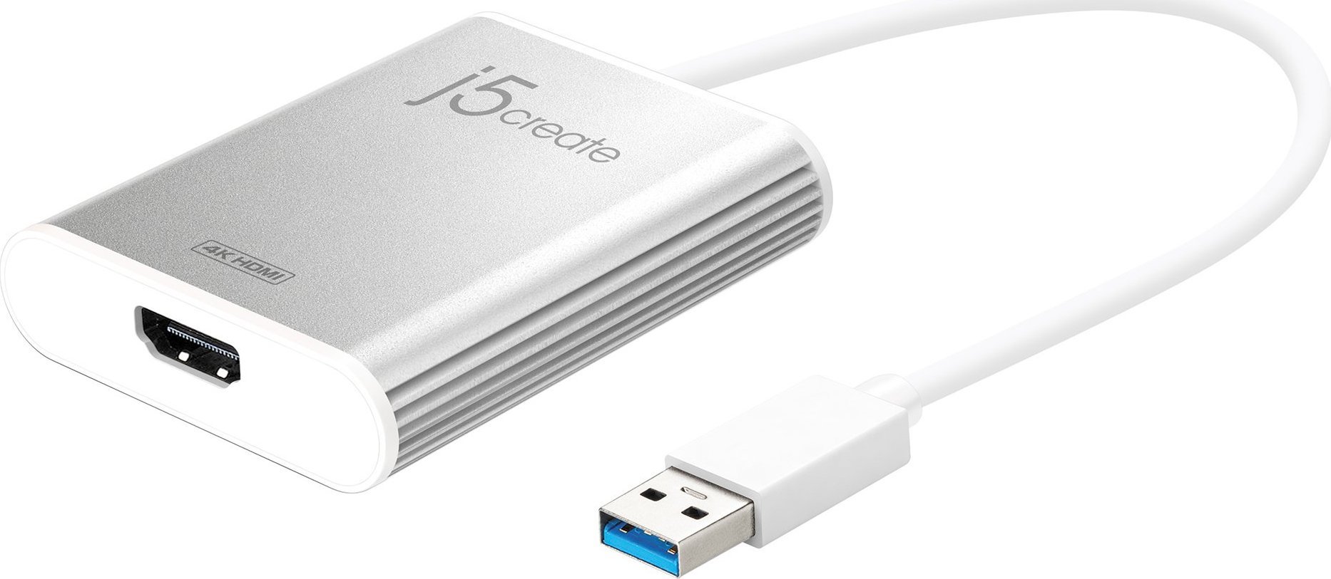 Adapter USB j5create j5create JUA354 zewnętrzna karta graficzna usb Srebrny