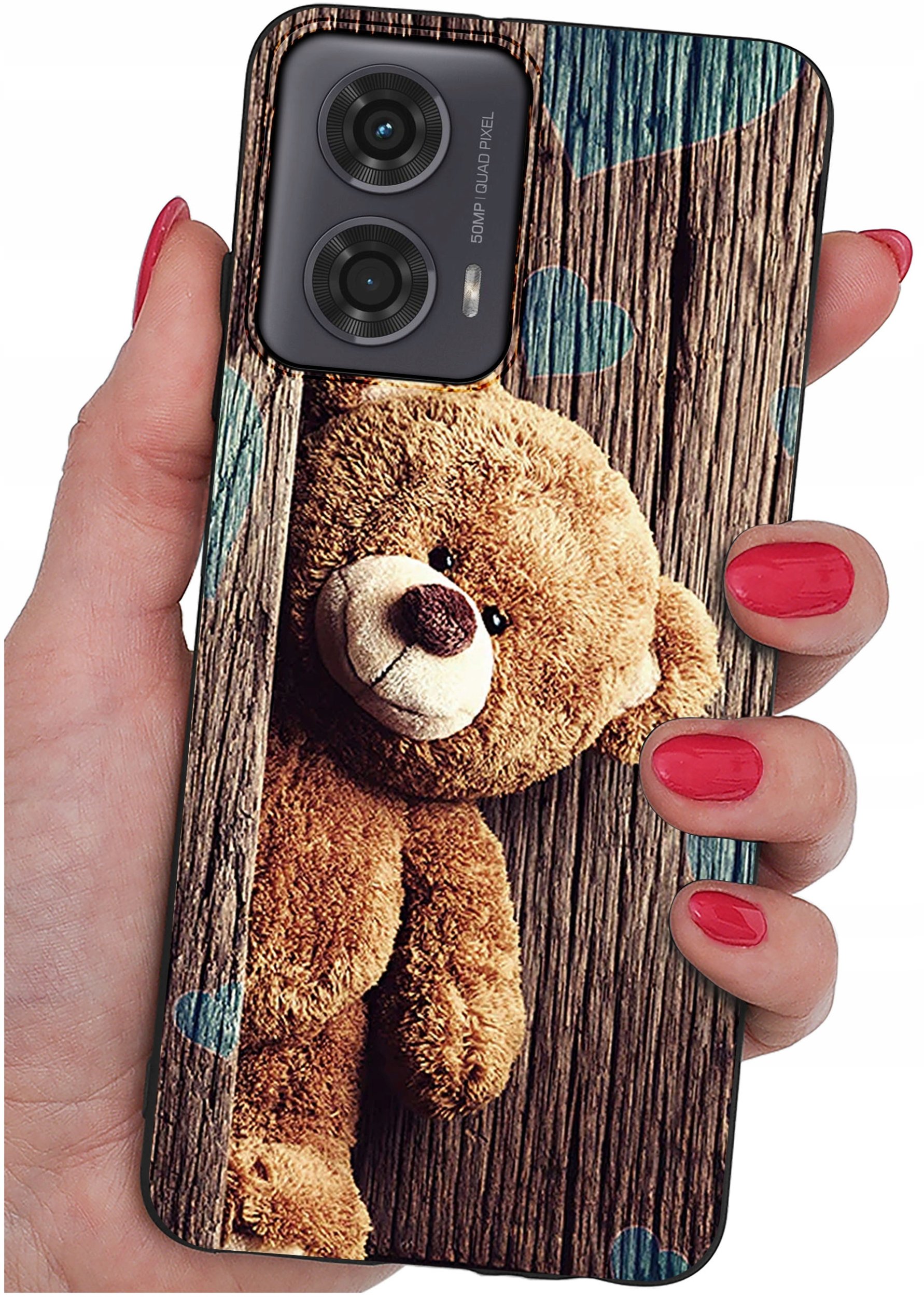 Etui do Motorola Moto G24 |G24 POWER |G04 |E14 WZORY |SILIKONOWE MATT SZKŁO