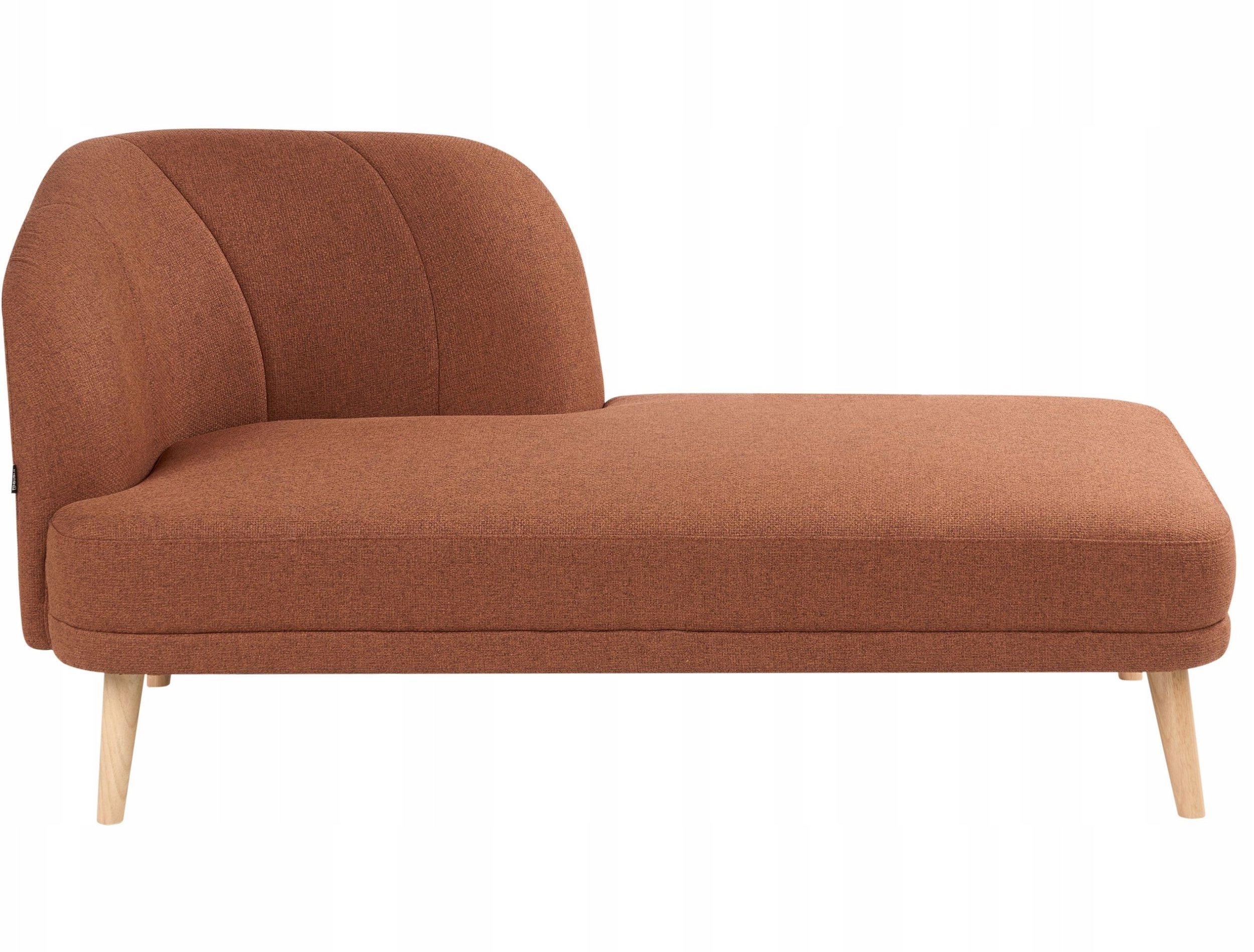 Beliani Szezlong lewostronny złoty brąz TANLAY