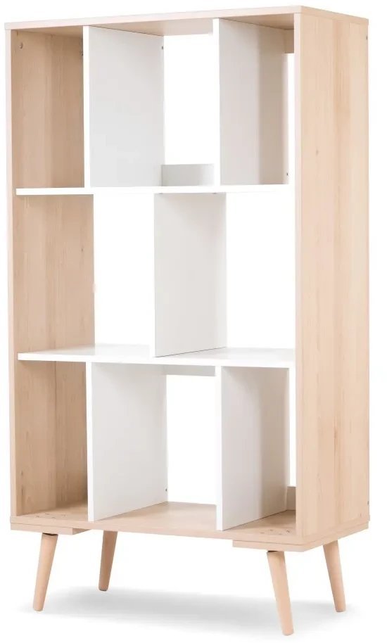 Regał SOFIE biały/buk LITTLE SKY