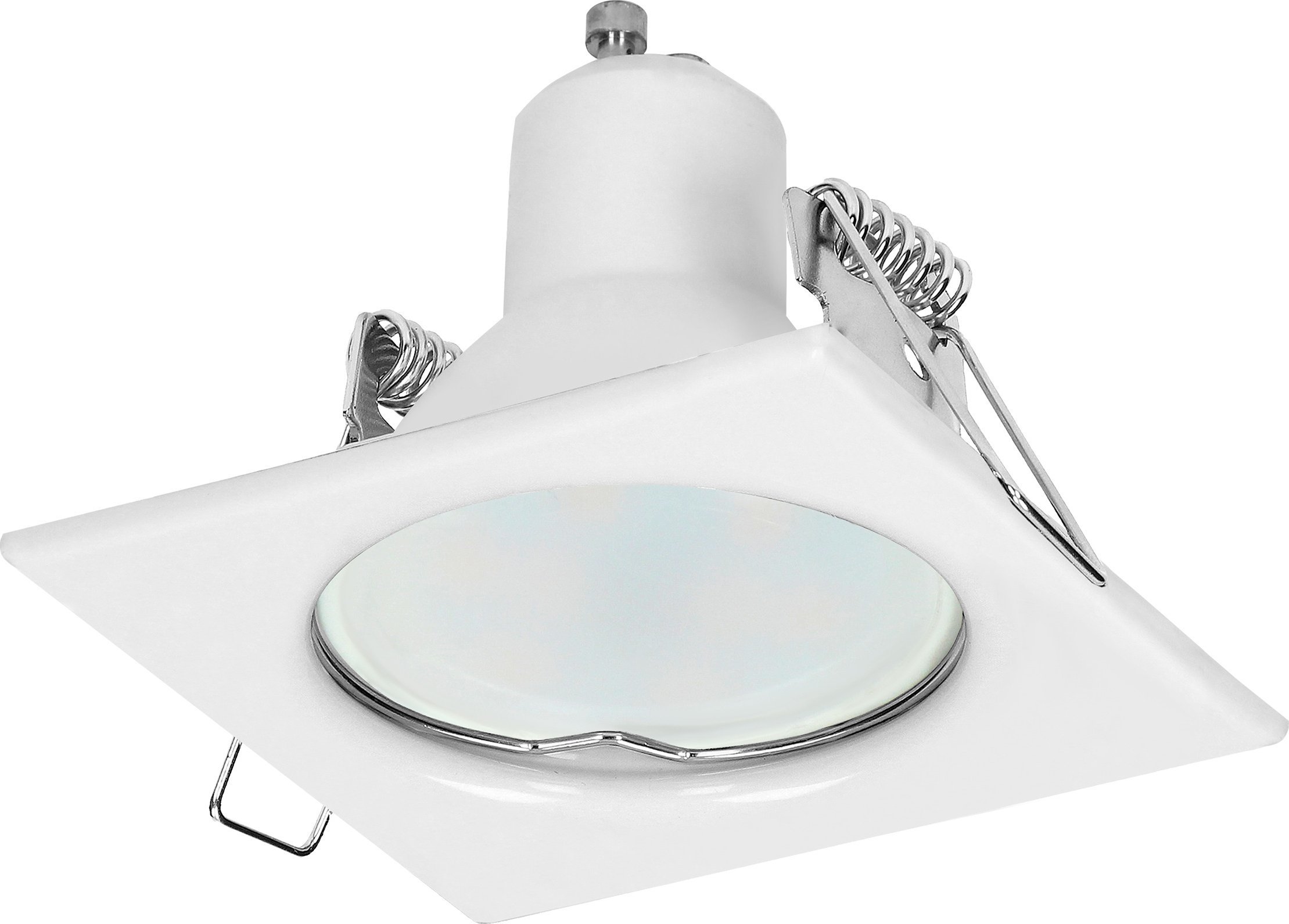 Orno SUTRI SC ramka dekoracyjna oprawy punktowej, kwadratowa, stała, biała, MR16/GU10 max 50W