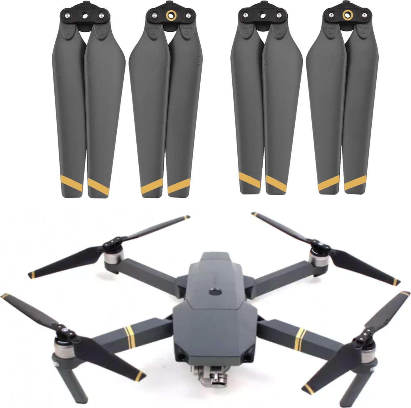 SunnyLife ŚMIGŁA DO DRONA DJI MAVIC PRO 8330 F GOLD 4 SZT.