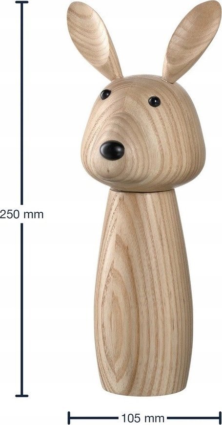 Młynek do przypraw Leonardo Drewniany młynek do przypraw KRÓLIK CUCINA - Leonardo