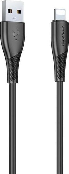 Kabel USB Awei USB-A - Lightning 1.2 m Czarny