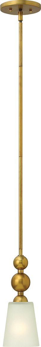 Lampa wisząca Elstead Zelda pojedyncza nowoczesna mosiądz (HK-ZELDA-P-A-VS)