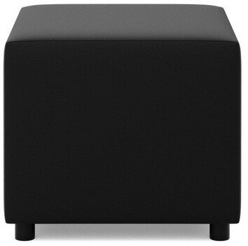 Adams Group Mała pufa CAPERO, 51x51x40 cm, czarny