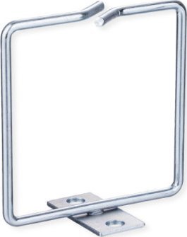 Roline Ucho kablowe ROLINE, 80x80 mm, metalowe, przednie wejście kablowe