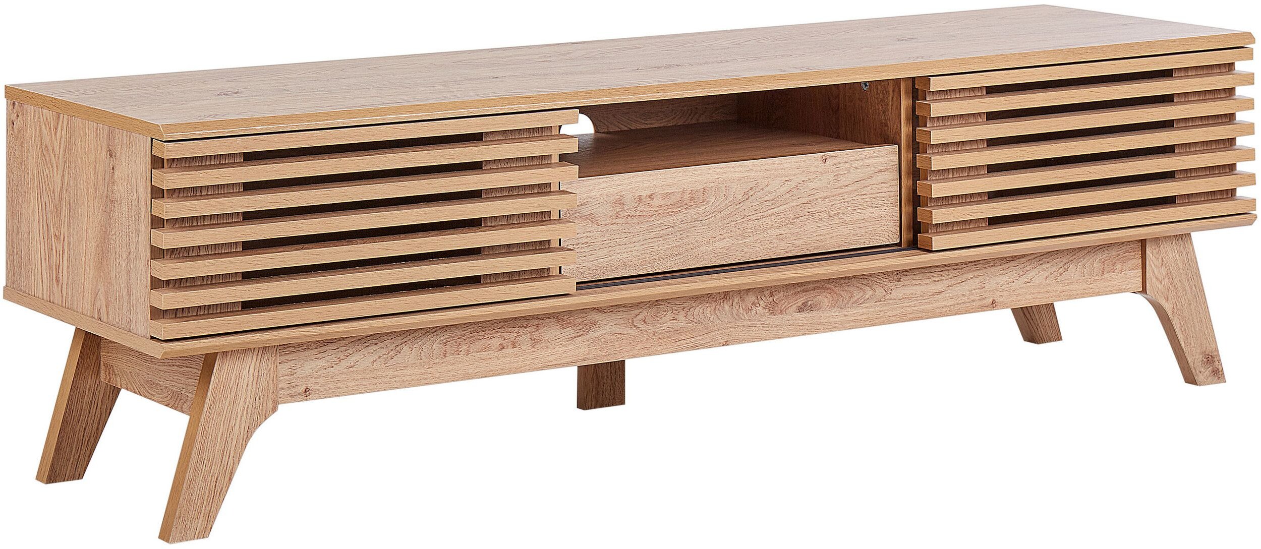 Szafka RTV DETROIT II Jasnobrązowy