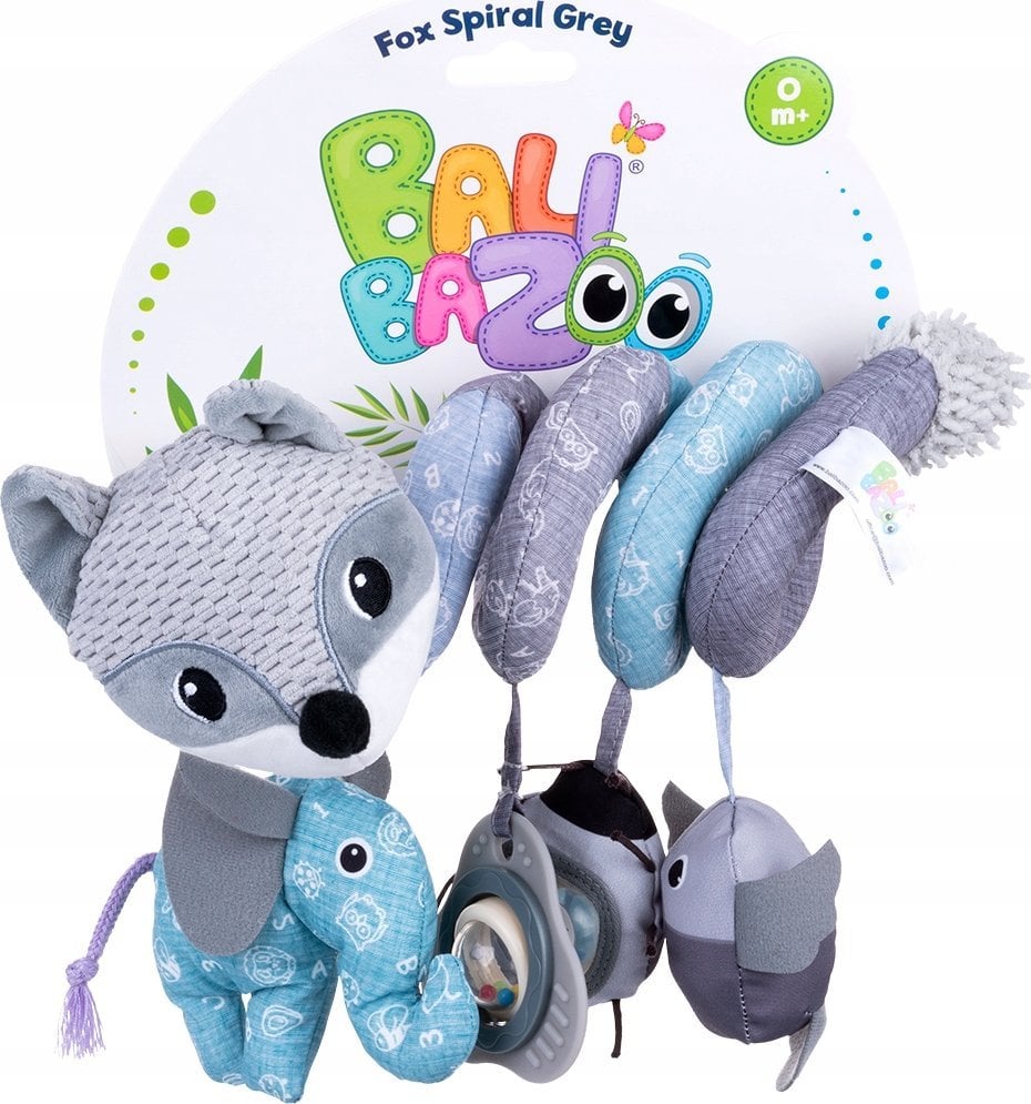 Balibazoo Balibazoo Aktywna Spirala Lis Szary