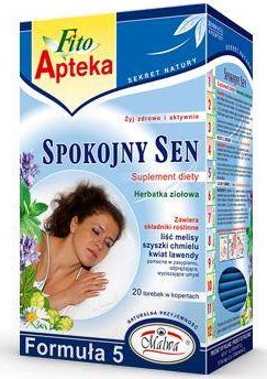Malwa F5 Spokojny sen herbatka 20*2g MALWA