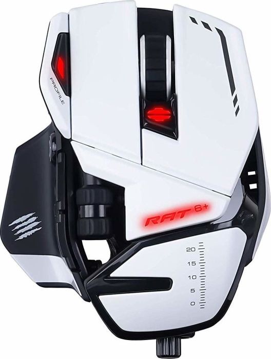 Mysz Mad Catz Mad Catz RAT 6+, Mouse (White)