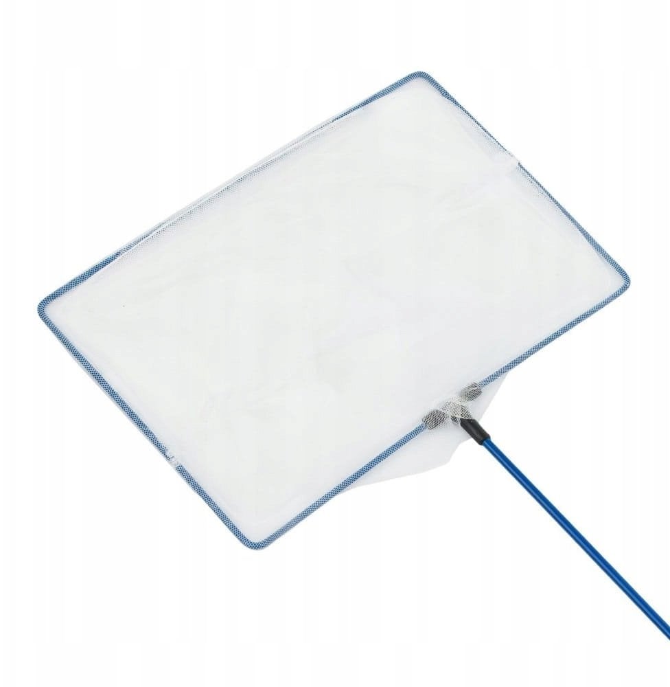 Aquael siatka do łapania ryb niebieska PVC+tkanina siatkowa, 26 x 18 x 60 cm
