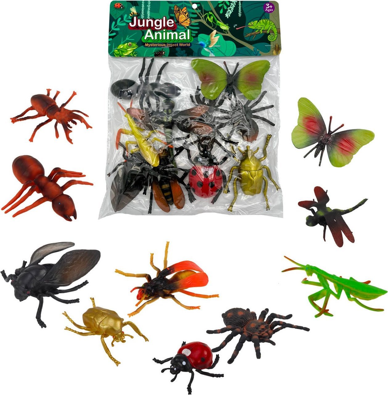 Figurka Trifox OWADY I PAJĄKI 10 SZTUK