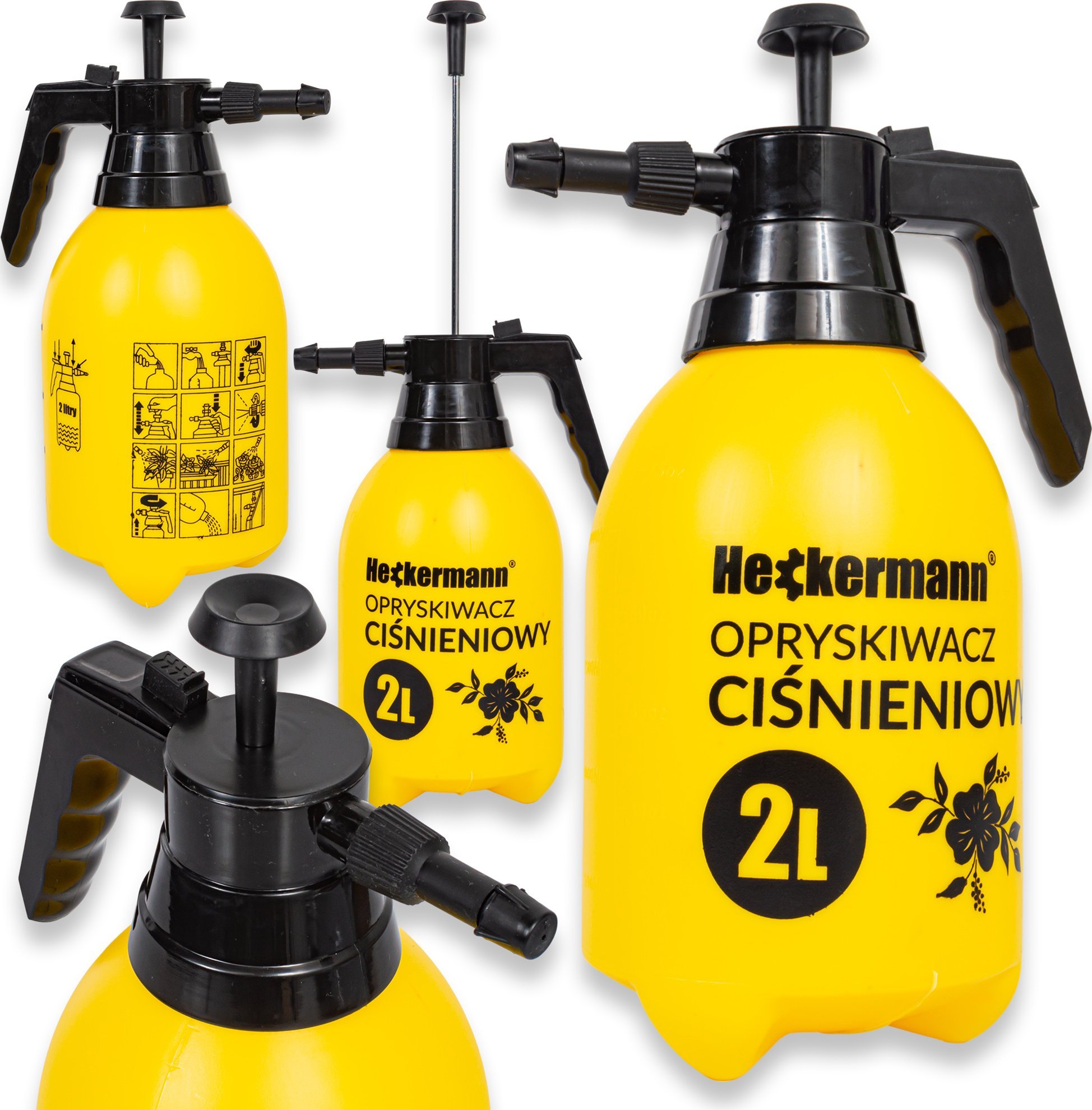 Heckermann Opryskiwacz Ręczny Heckermann Kf-2.0La-1 2L