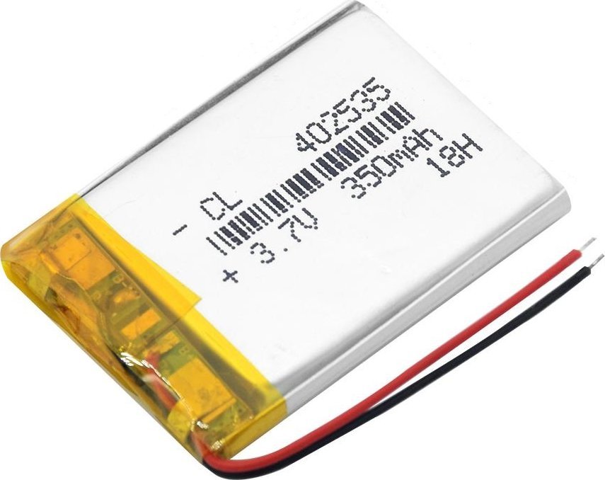 Liter Energy Battery Akumulator Li-Poly 350mAh 3.7V 402535