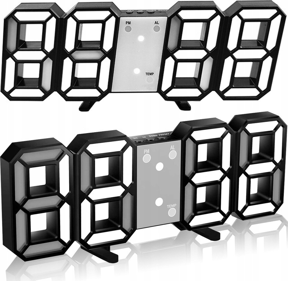 BUDZIK W KSZTAŁCIE CYFR CLK-02