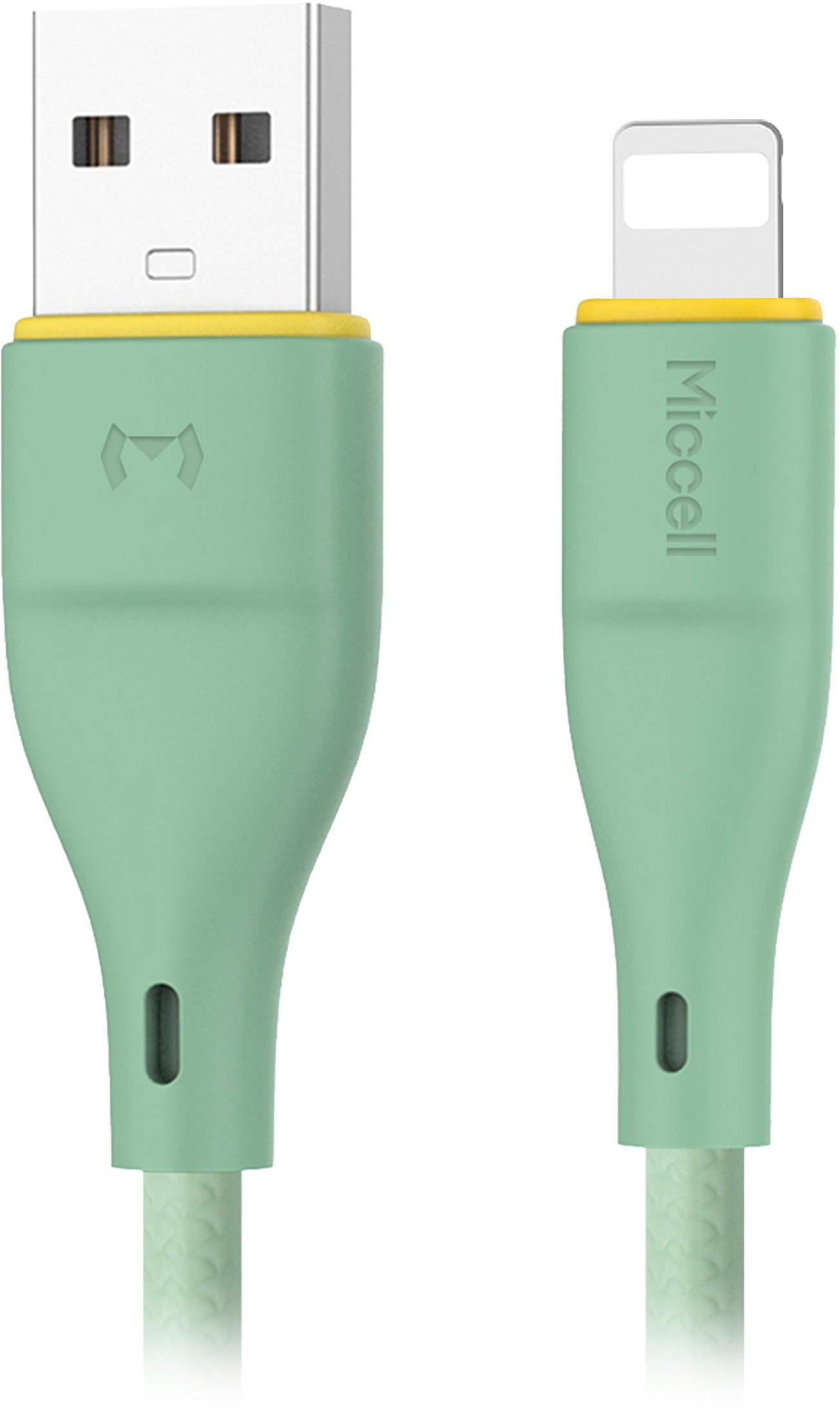 Kabel USB Orno USB-A - Lightning 1 m Zielony