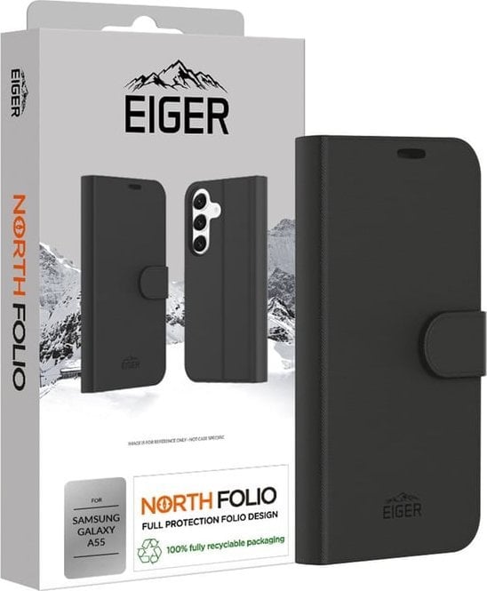Eiger Pokrowiec North Folio Galaxy A55 czarny