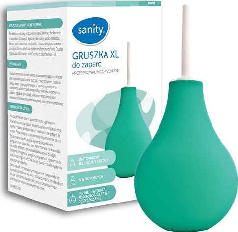 Sanity Gruszka do zaparć z kanką nr 11 1 szt.