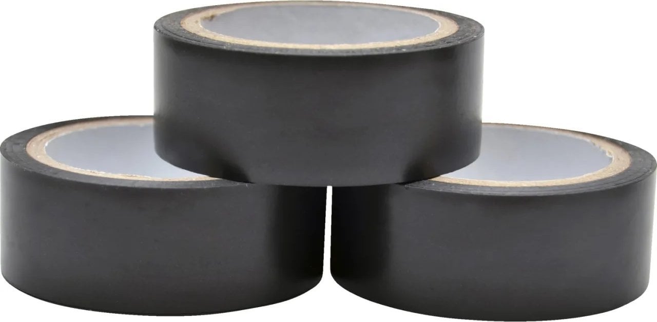 Work-it Millarco® Taśma Izolacyjna 20 mm x 5 m - 3 szt. czarne