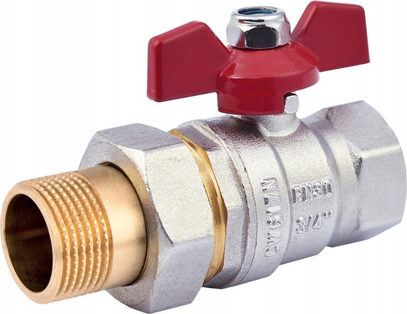 Perfexim Perfexim kurek kulowy śrubunek dławik CuZn-C PHA-007 G3/4 WZ PN30 C DN20 00-007-0200-002