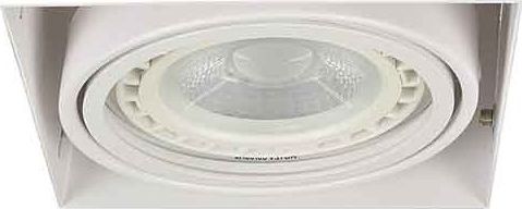 Azzardo Oprawa podtynkowa kostka biała AZzardo NOVA GIPS AZ2873