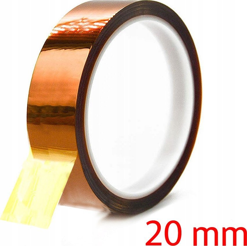 TAŚMA OCHRONNA KAPTONOWA KAPTON 20mm 33m
