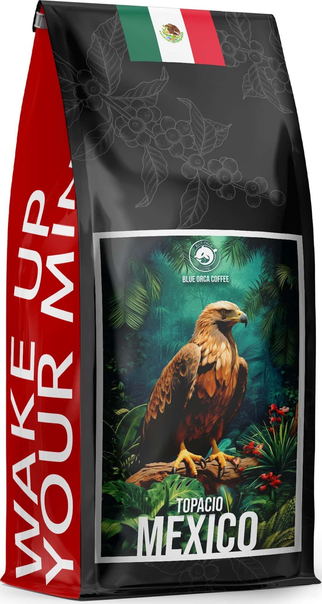 Kawa ziarnista Blue Orca Coffee Kawa ziarnista TOPACIO Mexico 1kg ŚWIEŻO PALONA-BLUE ORCA - 100% ARABICA