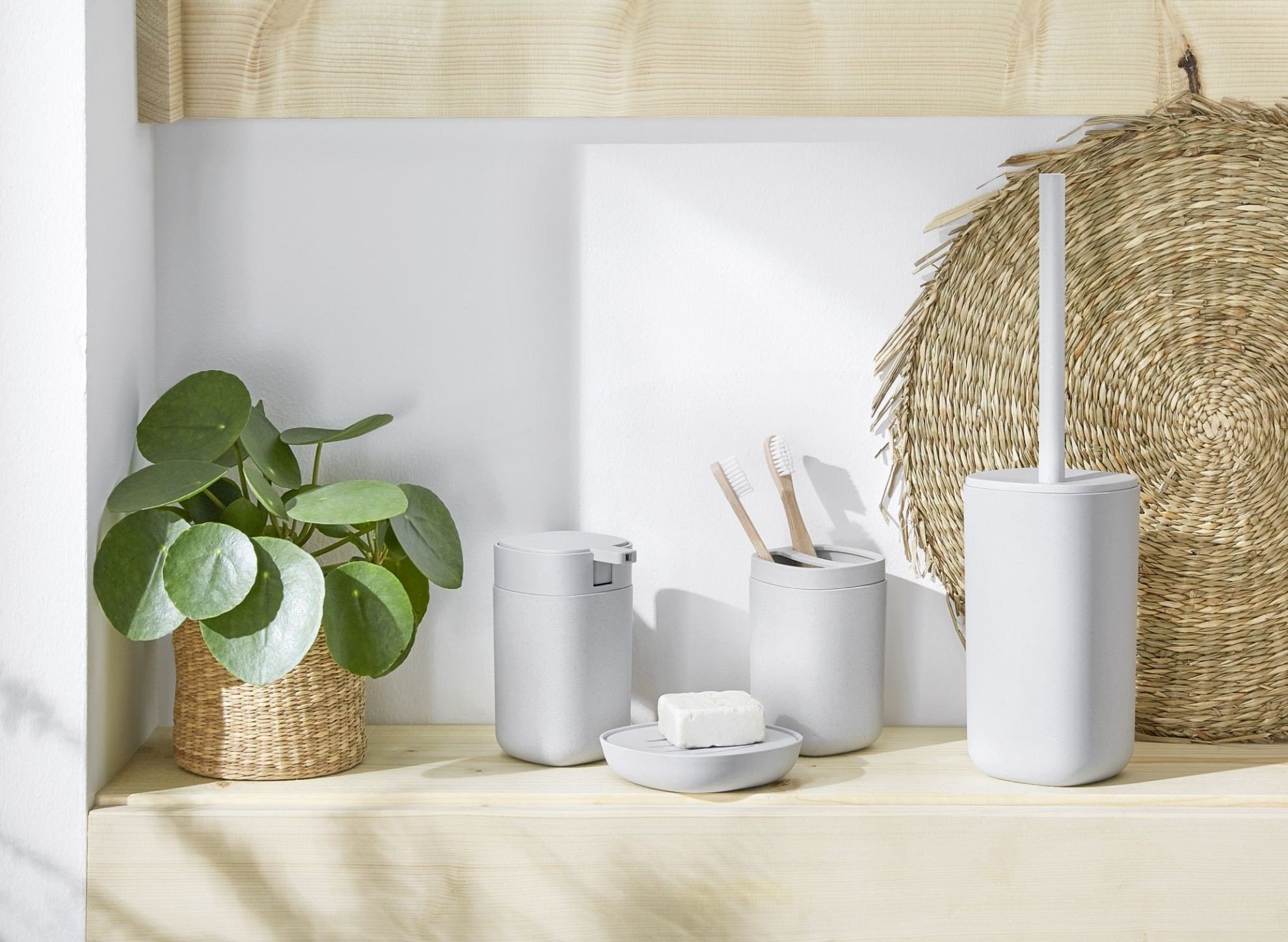 Kleine Wolke Belgrano Kubek na szczoteczki beż