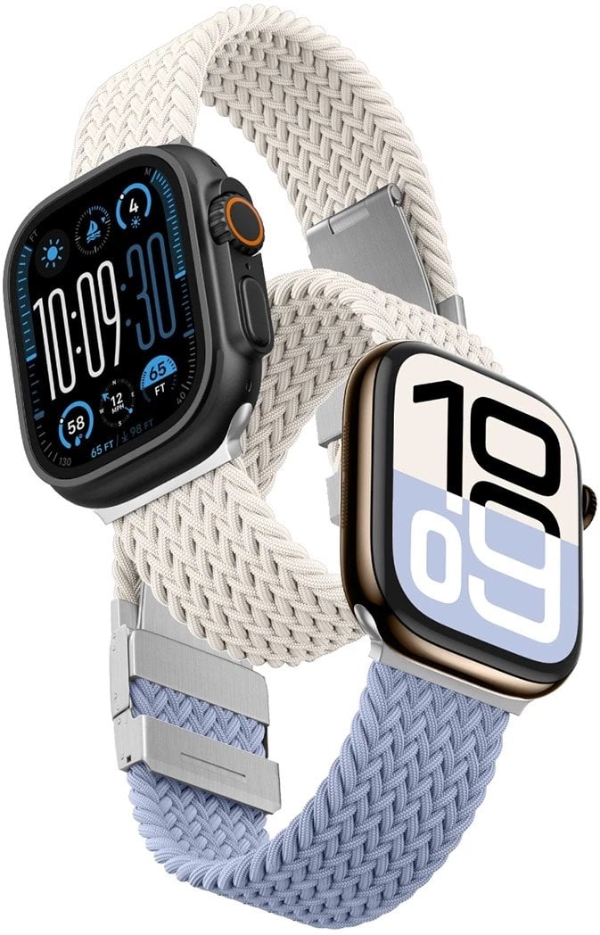 Zestaw 2 pasków AMAZINGTHING Blend Band do Apple Watch 42mm - gwiezdny błękit / gwiezdny