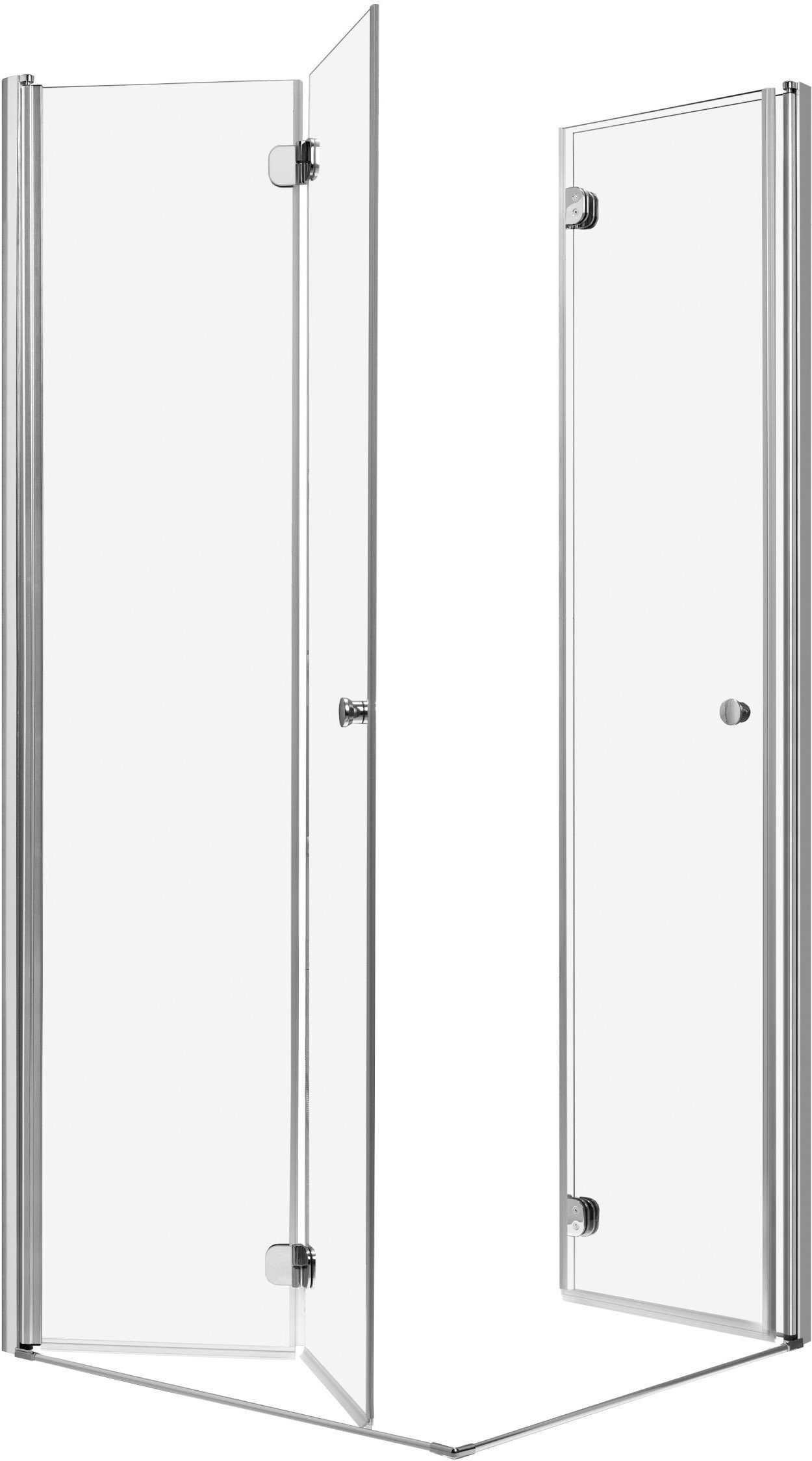 Eos KDD B 90x90 Chrom/Przejrzyste