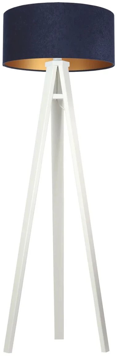 Lampa stojąca HOME 50 granatowa/złoty/biała BPS KONCEPT