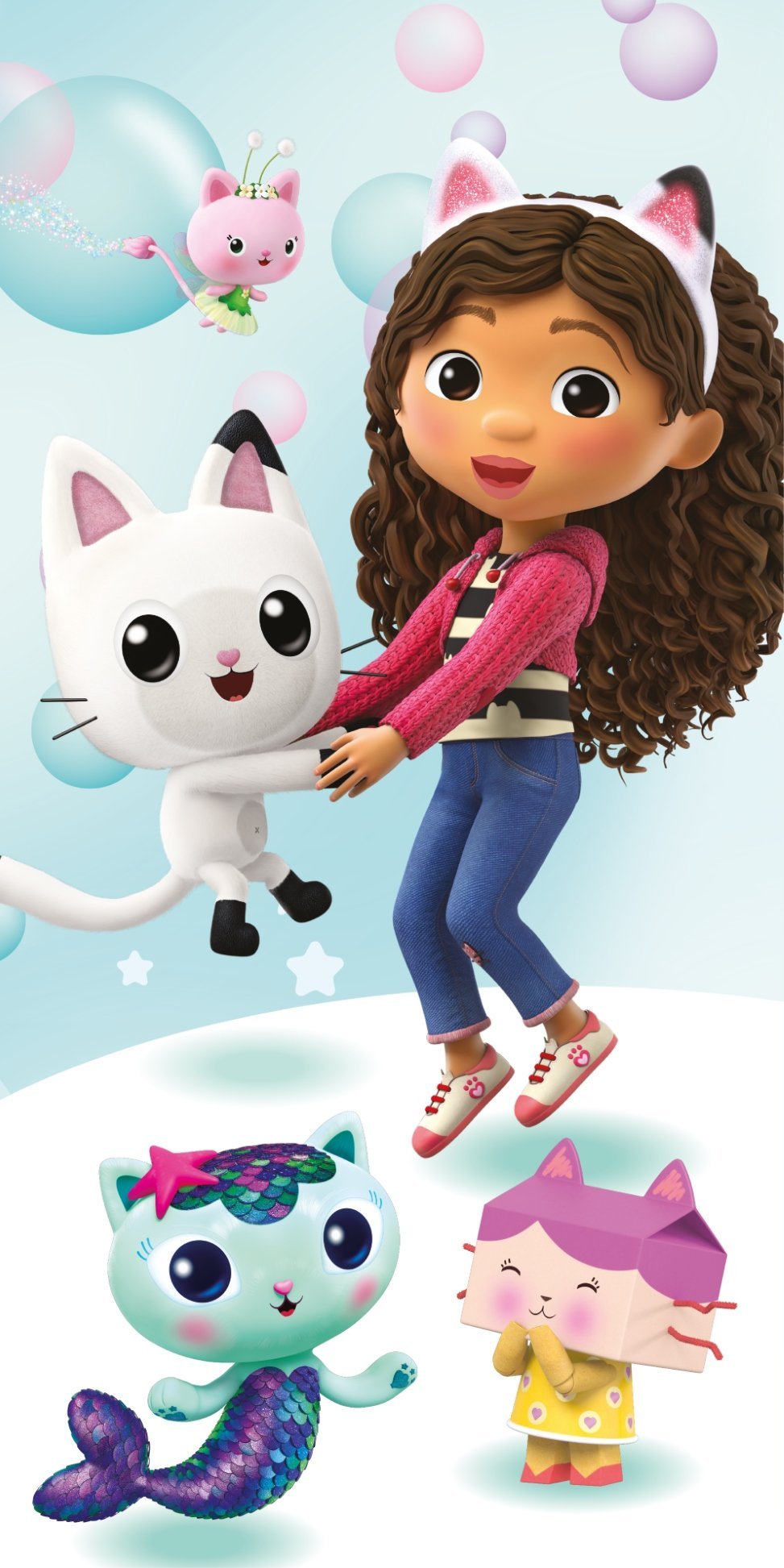 Jerry Fabrics Ręcznik Koci domek Gabi 70x140 kąpielowy plażowy Jerry Fabrics