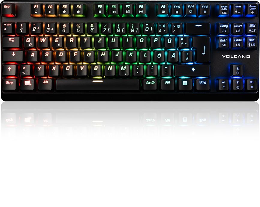 Klawiatura Modecom LanParty PLUS Outemu Brown (K-MC-LANPARTY-U-PLUS-RGB-BROWN-DE)