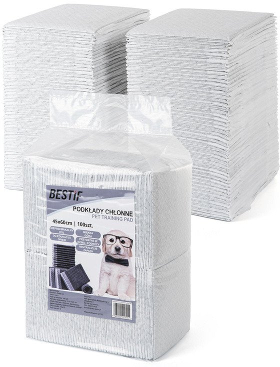 Podkłady chłonne i maty BPC02 45x60 cm 100szt Bestif