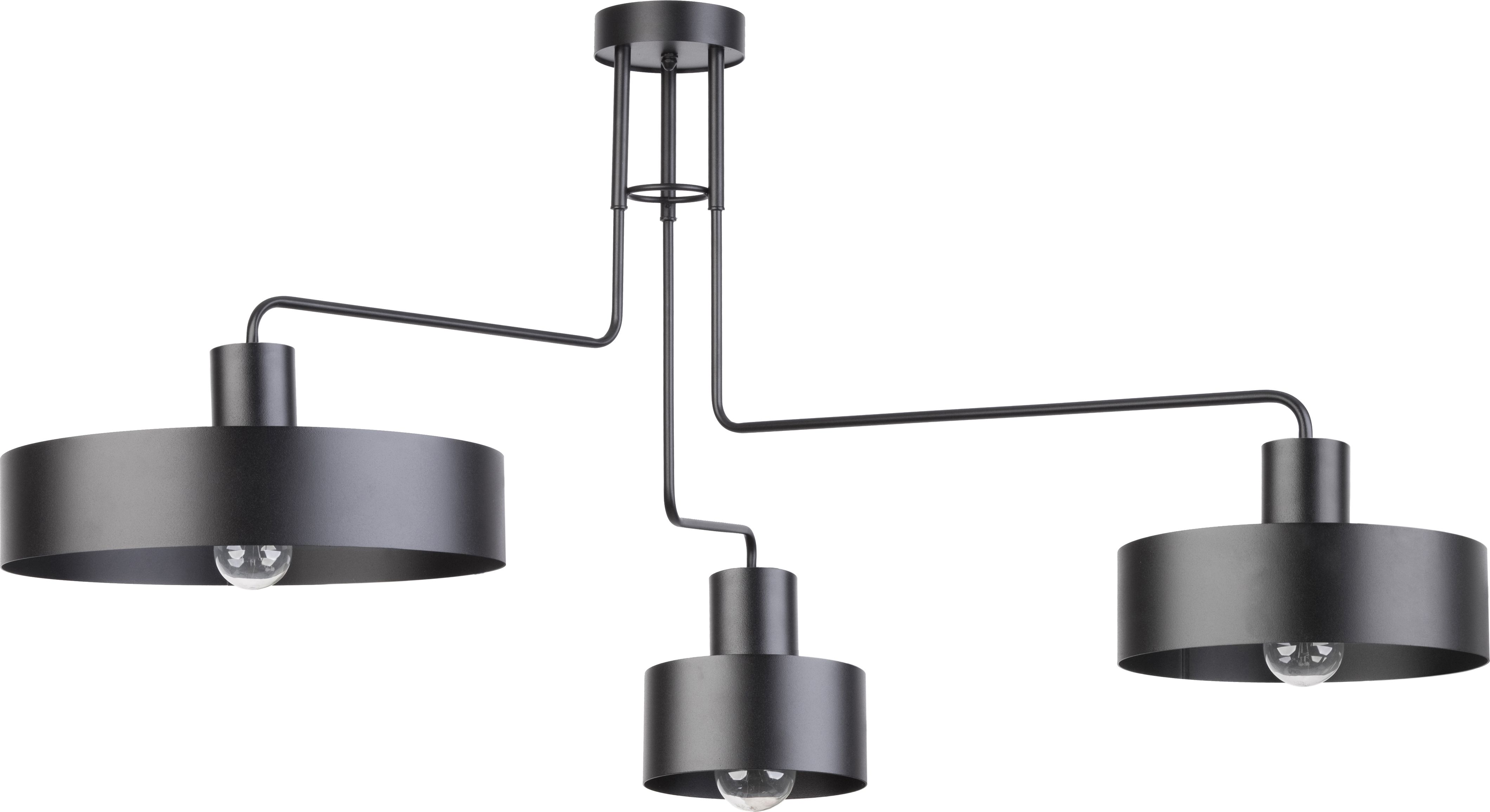 Lampa sufitowa Sigma Czarna lampa podsufitowa do salonu Sigma Vasco 31553