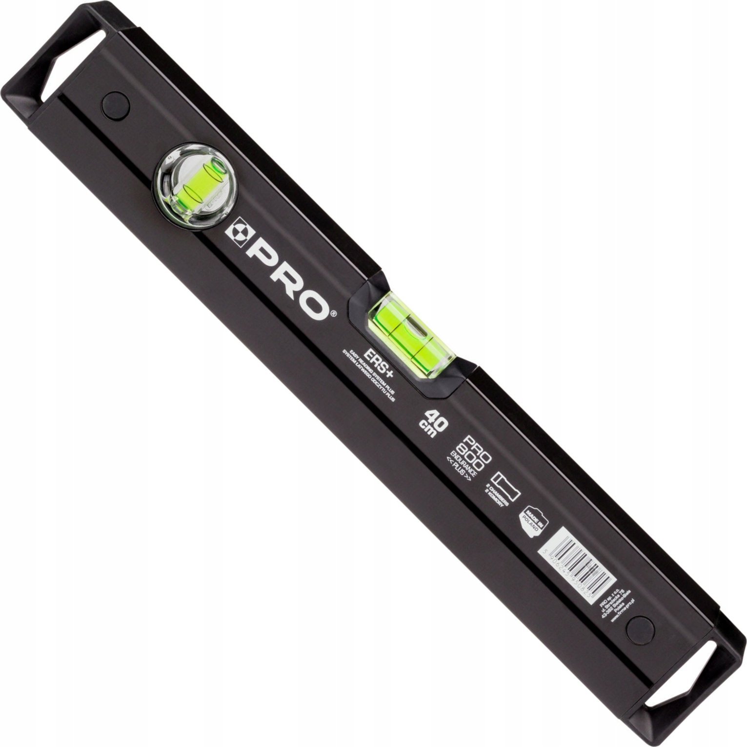 PRO Poziomica malowana czarna Frez Seria 800 40 cm