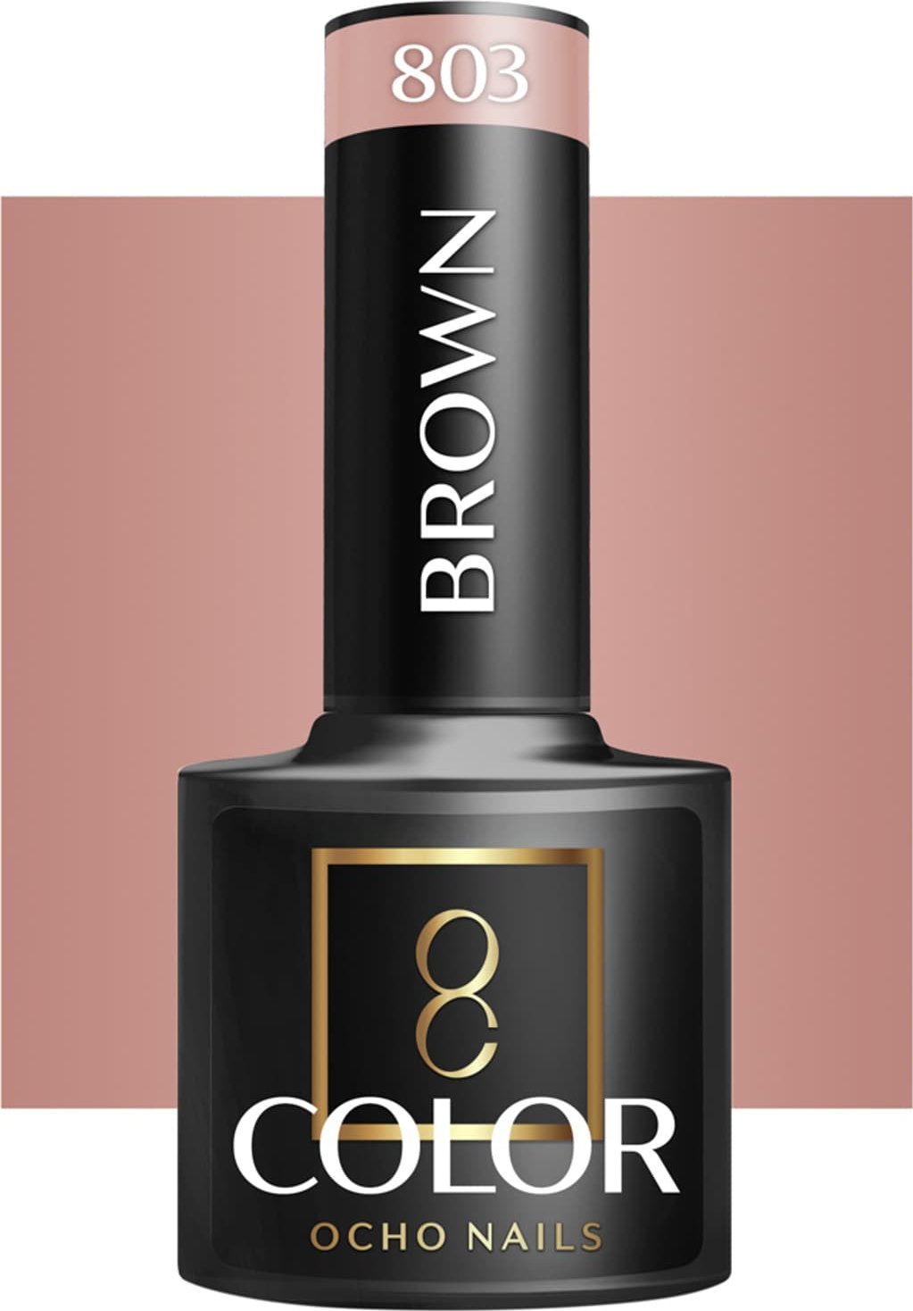 Activeshop OCHO NAILS Lakier hybrydowy brown 803 -5 g