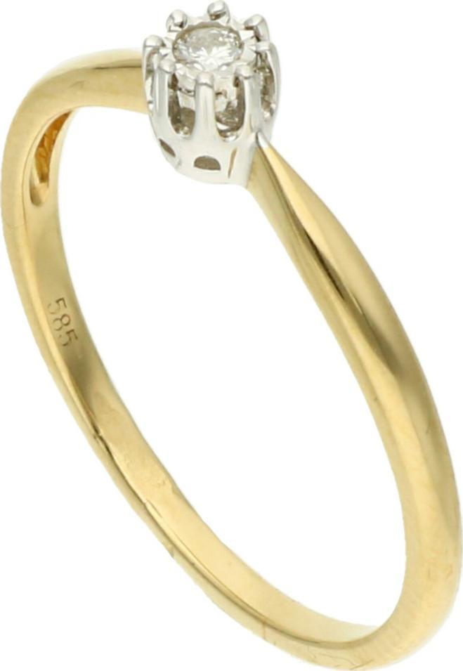 Rosanto Złoty pierścionek z brylantem roz 14 585 14k