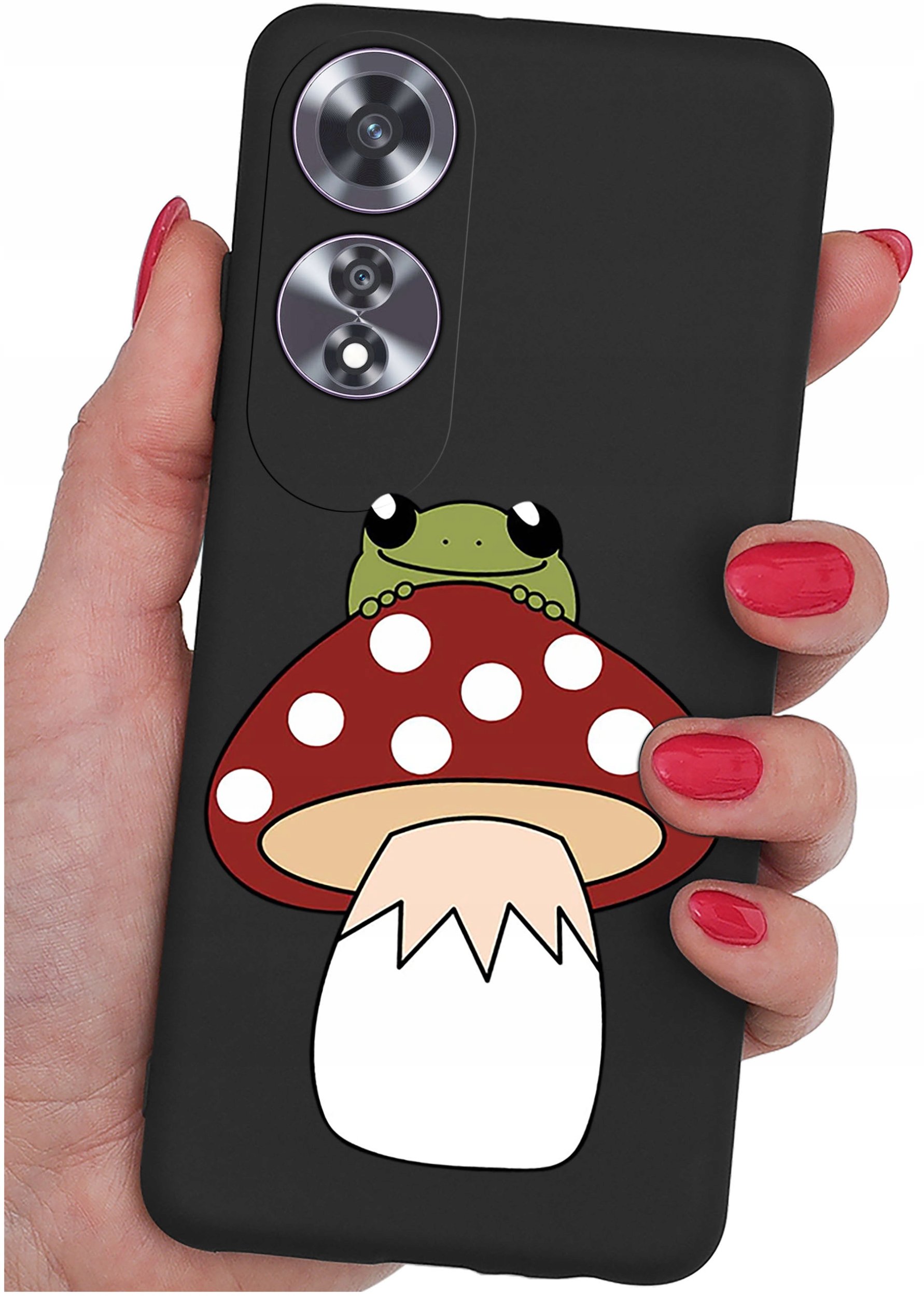 Etui do Oppo A60 4G WZORY |SILIKONOWE MATT CASE + SZKŁO 9H