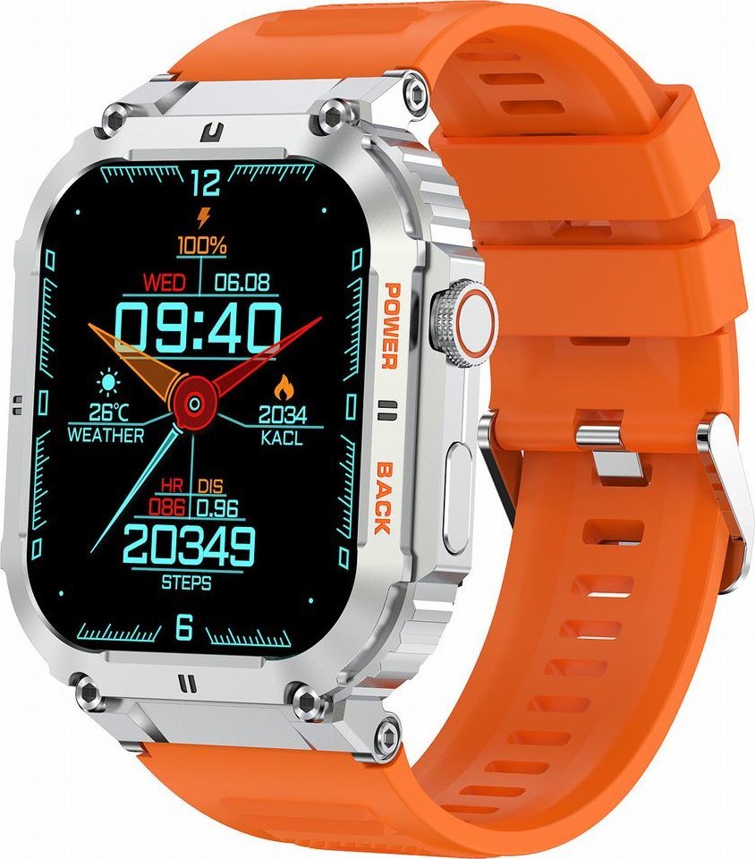 Smartwatch Gravity GT6-4 Pomarańczowy