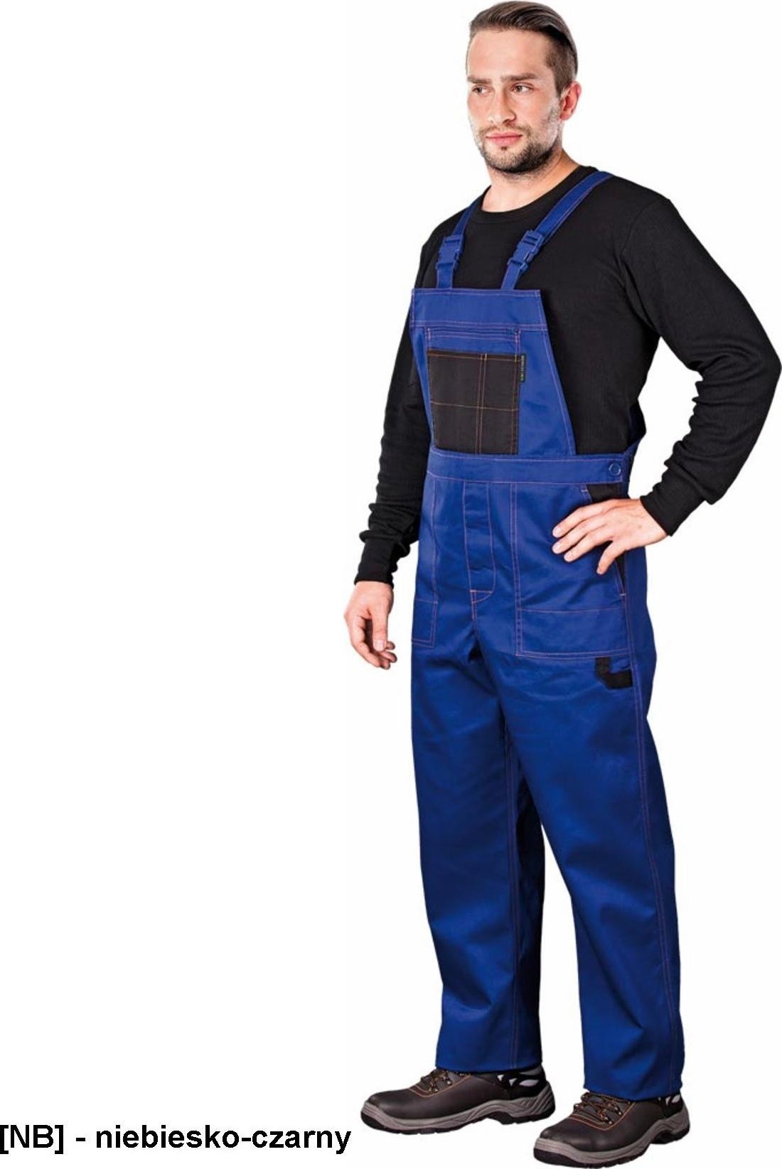 R.E.I.S. MMS - ogrodniczki ochronne - niebiesko-czarny 62