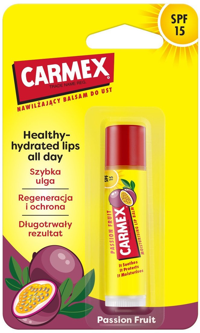 Carmex Naturally Nawilżający Balsam do ust-marakuja 4,25 g 4.25g