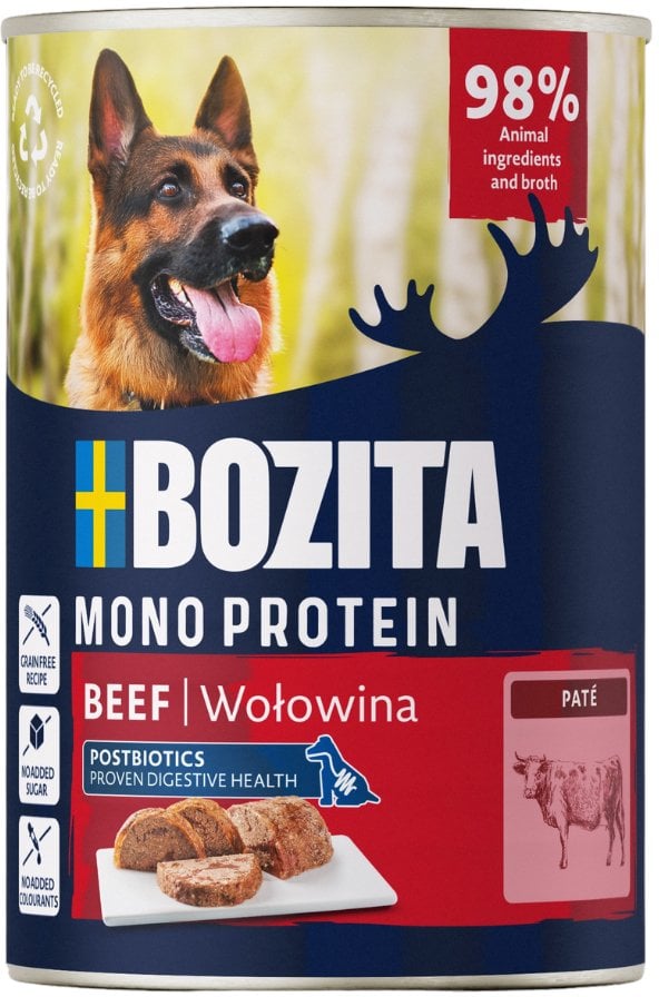 BOZITA pasztet pies wołowina 800g