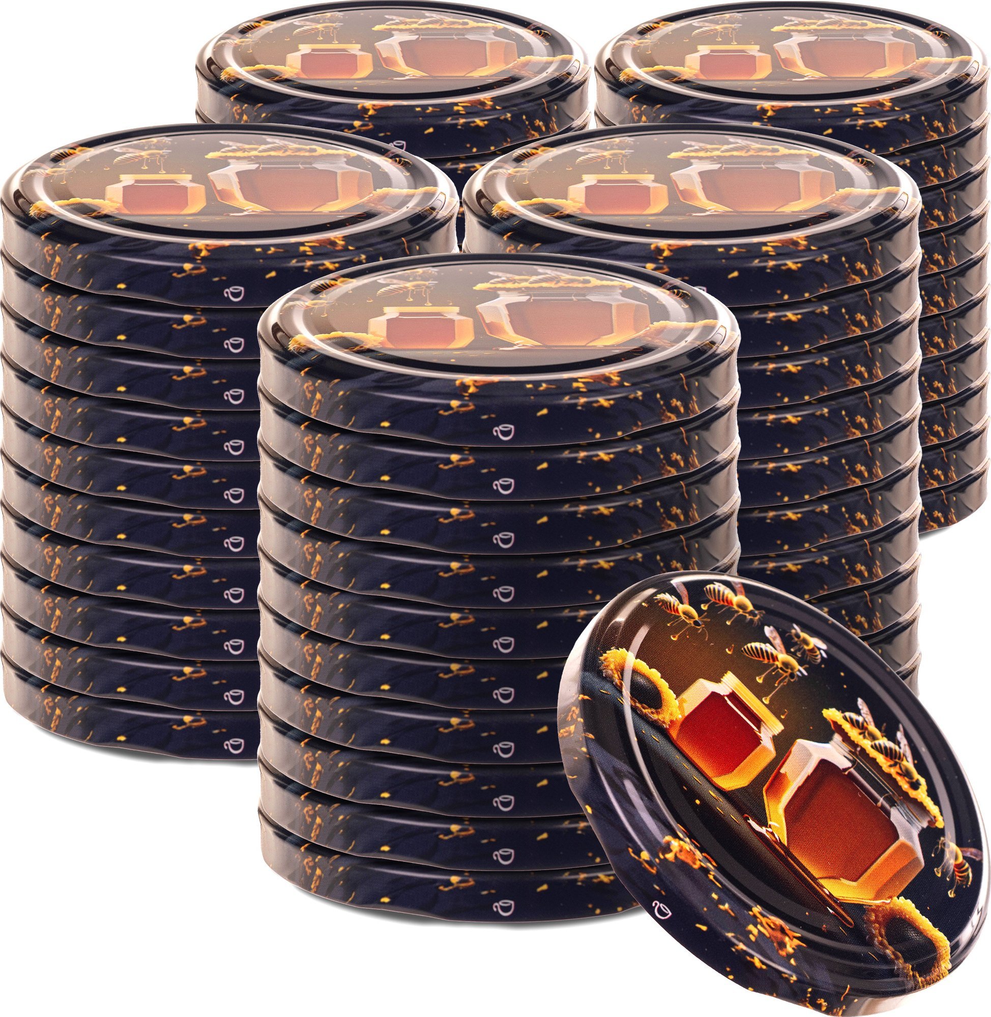 KADAX Wieczko fi82 wz M-05 Miód czarny 50szt K1033