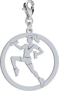 Radziszewska Jewellery Srebrny Charms Aerobik